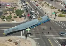 B-52 Bomber Moved Through Town 20220106 09