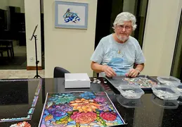 Ernie Doing A Puzzle 20240831