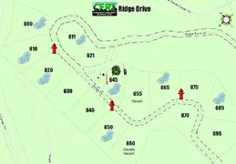 CERT Ridge Dr Parcel Map