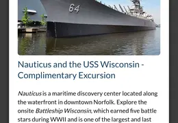 American Revolution Cruise 20260502 a Ship Info