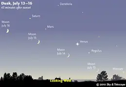 Moon n Venus 20100713