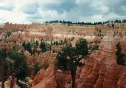 Grand Staircase w Mom n Jerry 1992 Bryce Canyon