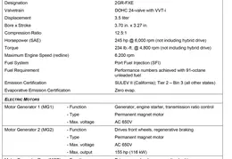 Lexus RX450h Product Info 2014 2