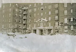 Boulevard Gardens Queens NY w snow