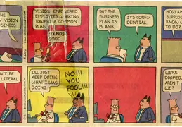 Dilbert by Scott Adams Company Vision