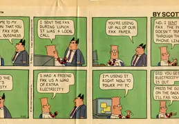 Dilbert by Scott Adams Fax