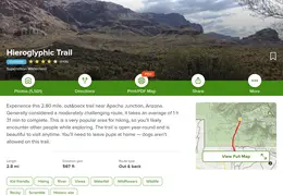 Hieroglyphics Trail Superstition Mtns 20220105 001