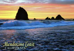 Mendocino Coast Postcard