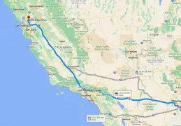 Distance Chandler to Concord