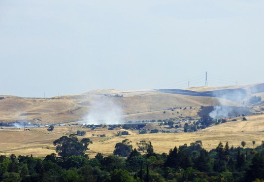 grass fire on hwy4 20150713