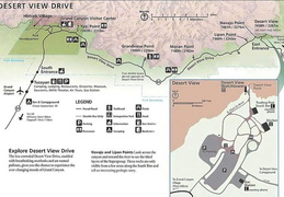 grand canyon np desert view map (3 visits) grand canyon np desert view map